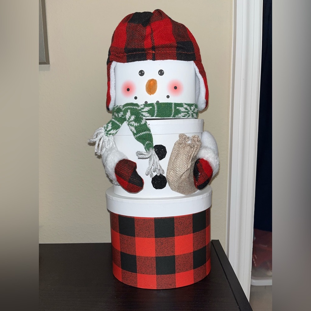 Snowman Set Of 3 Boxes